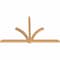 Ekena Millwork Redmond Smooth Timber Gable Bracket, Western Red Cedar, 96"W x 60"H x 3 1/2"D x 3 1/2"F, 15/12 Pitch GBW096X60X0404RED00SWR - alternate 4